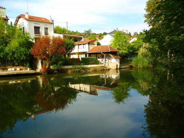 Wallpapers Nature Water - Reflection Eaux de Caillebotte