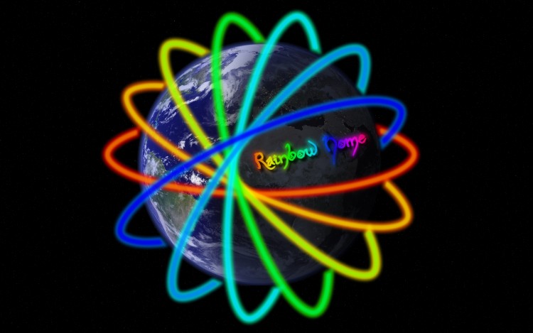 Wallpapers Digital Art Space - Universe Rainbow Home