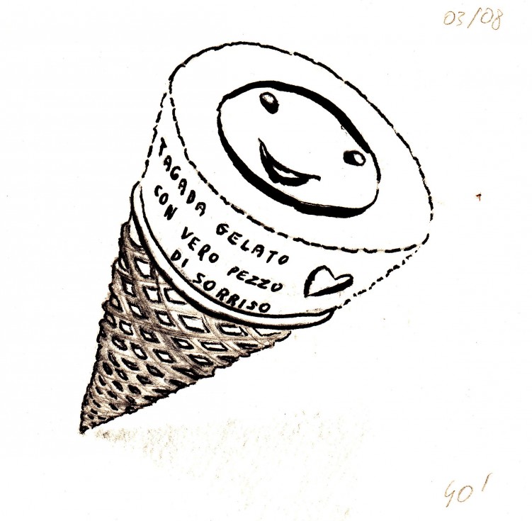 Wallpapers Art - Pencil Objects Il gelato di sorizo !