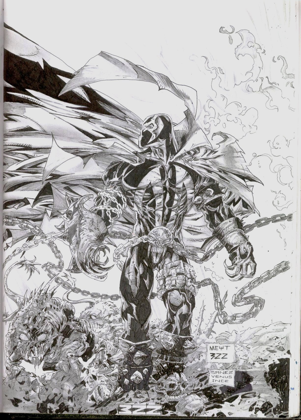 Wallpapers Art - Pencil Comics - Spawn spawn