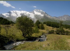 Fonds d'cran Nature Le Mont Pourri.