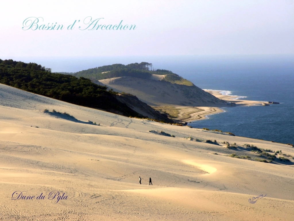 Wallpapers Nature Seas - Oceans - Beaches Bassin d'Arcachon - Dune du Pyla