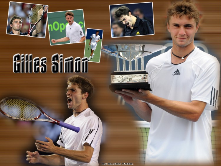 Fonds d'cran Sports - Loisirs Tennis Gilles Simon