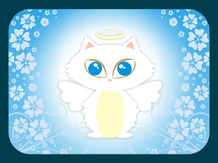 Fonds d'cran Art - Numrique Animaux Kitty Angel