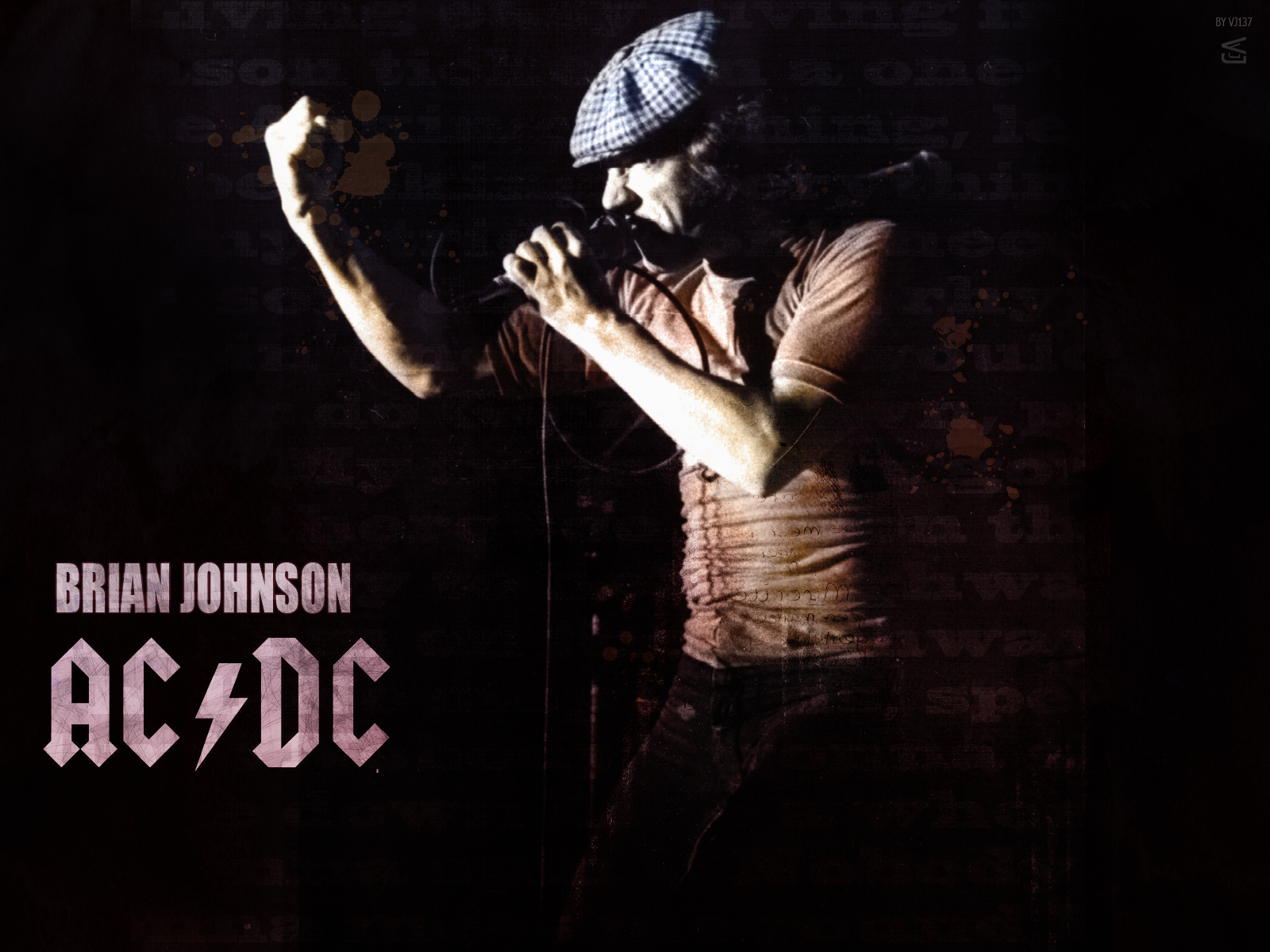 Fonds d'cran Musique AC/DC ACDC - Brian Johnson