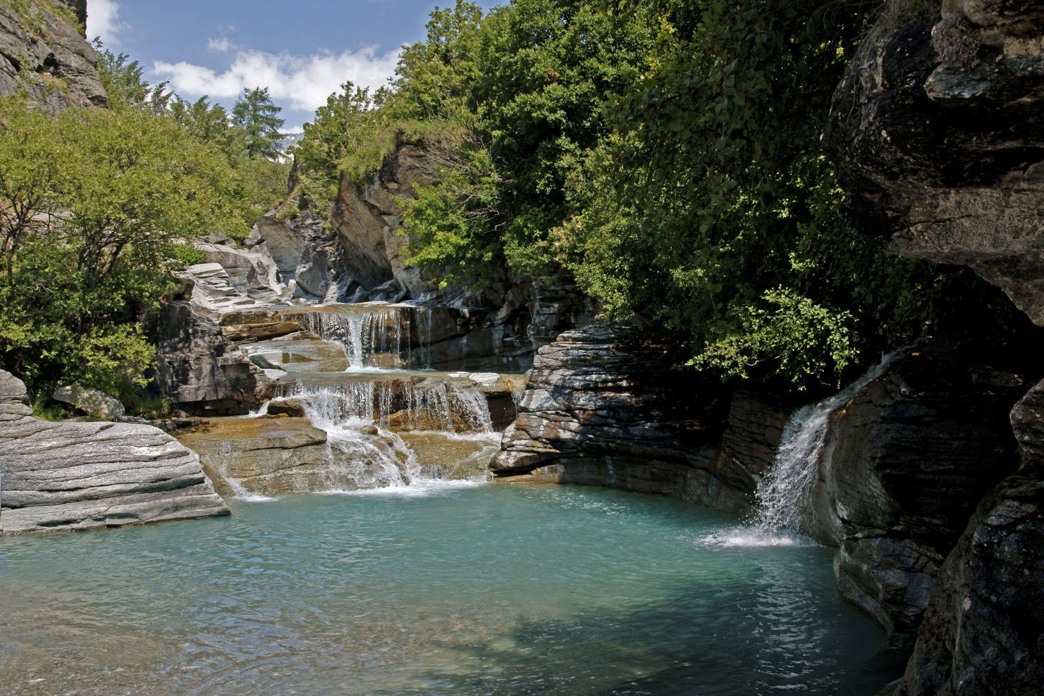 Fonds d'cran Nature Cascades - Chutes Torrent de l'Arc