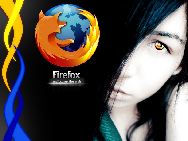 Wallpapers Computers Mozilla Firefox Girl