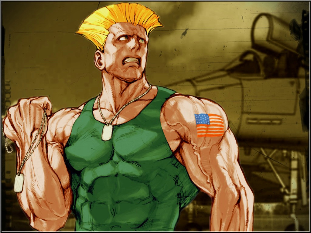 Fonds d'cran Jeux Vido Street Fighter 2 Guile