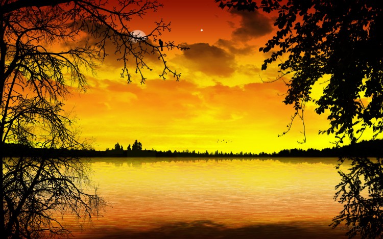 Wallpapers Digital Art Nature - Skies, sunsets aube 2