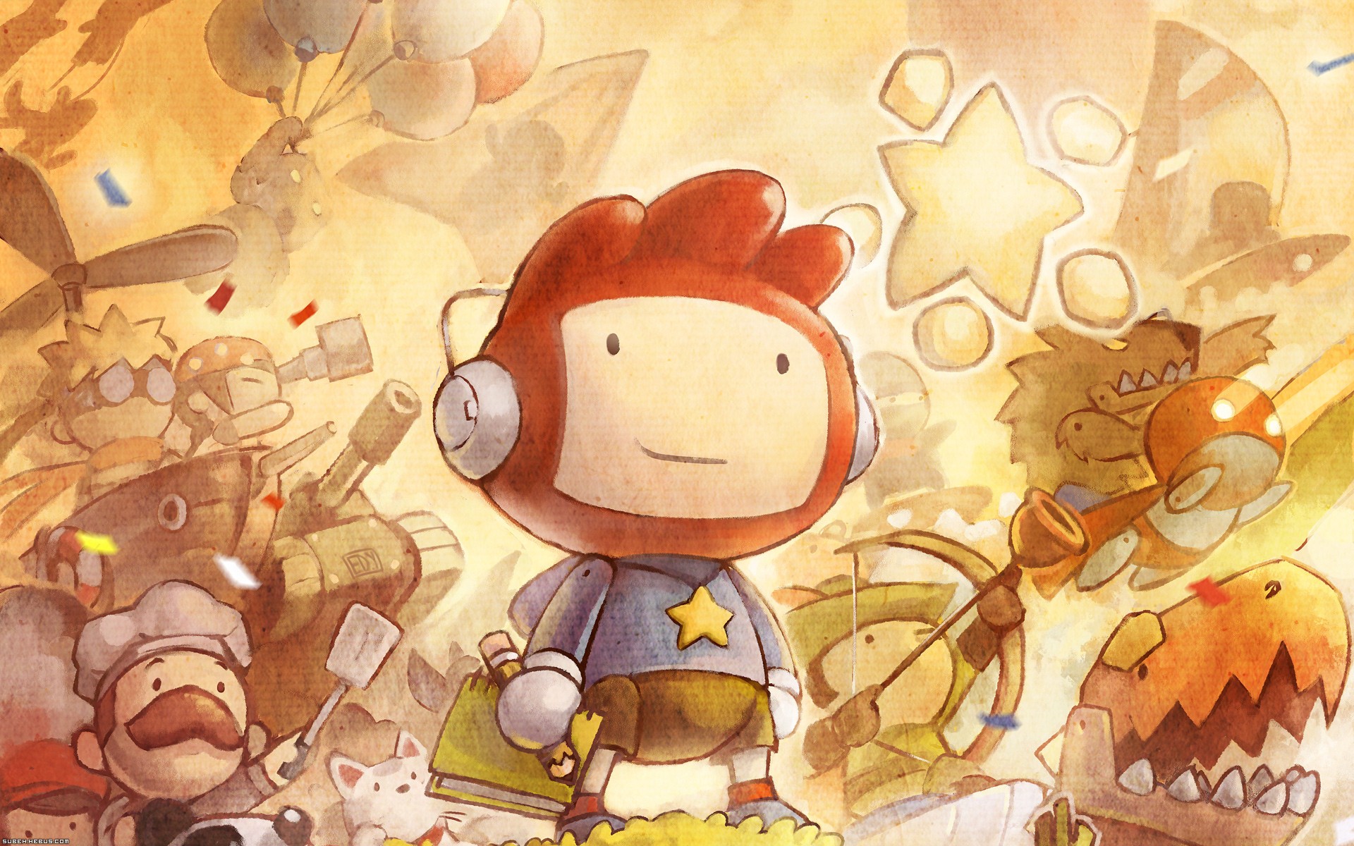 Fonds d'cran Jeux Vido Scribblenauts Scribblenauts