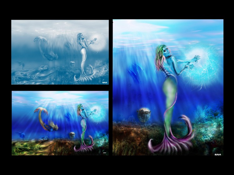 Wallpapers Fantasy and Science Fiction Sirens sirnes