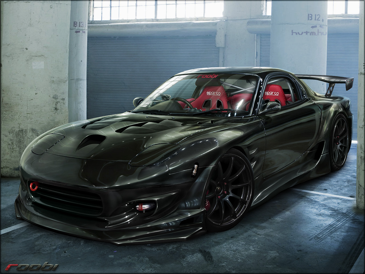 Wallpapers Digital Art Cars - Transport Mazda RX7