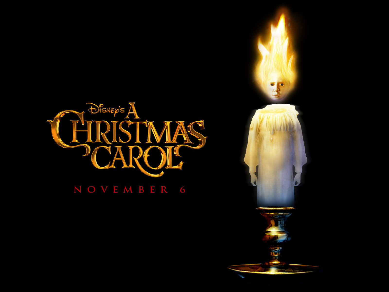 Wallpapers Cartoons Disney's A Christmas Carol 