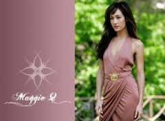 Fonds d'cran Clbrits Femme maggie q