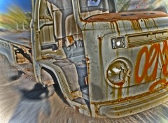 Fonds d'cran Art - Numrique fourgonette wollswagen