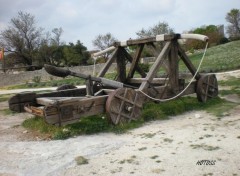 Fonds d'cran Voyages : Europe Catapulte (Chateau de Baux de Provence)