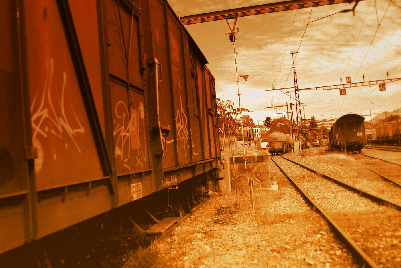 Fonds d'cran Transports divers Trains Ancienne Gare de Renens