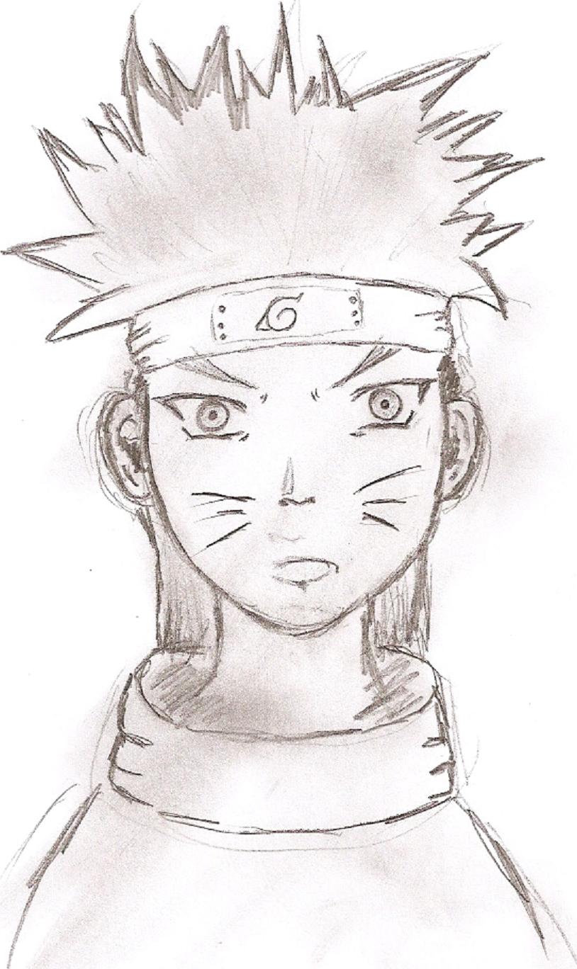 Fonds d'cran Art - Crayon Manga - Naruto naturo