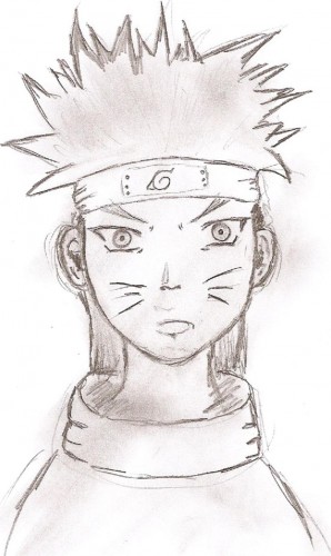 Wallpapers Art - Pencil Manga - Naruto naturo