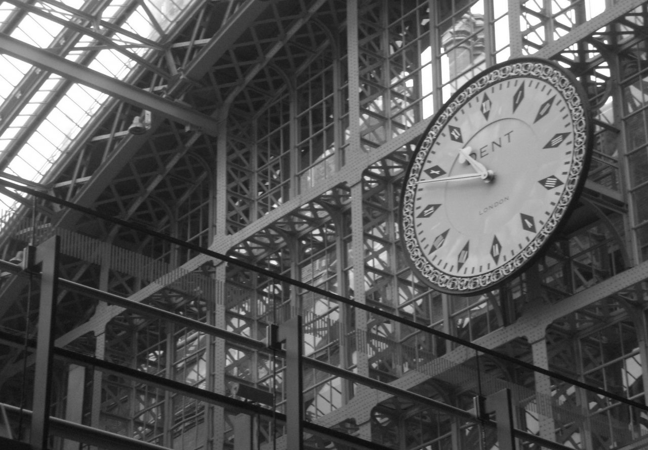 Wallpapers Constructions and architecture Stations - Railroads Horloge de Gare