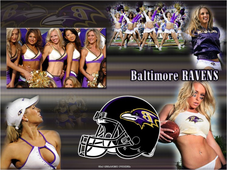 Fonds d'cran Sports - Loisirs Football Amricain Baltimore Ravens Cheerleaders