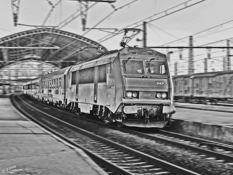 Fonds d'cran Transports divers Trains BB  26017  Montauban