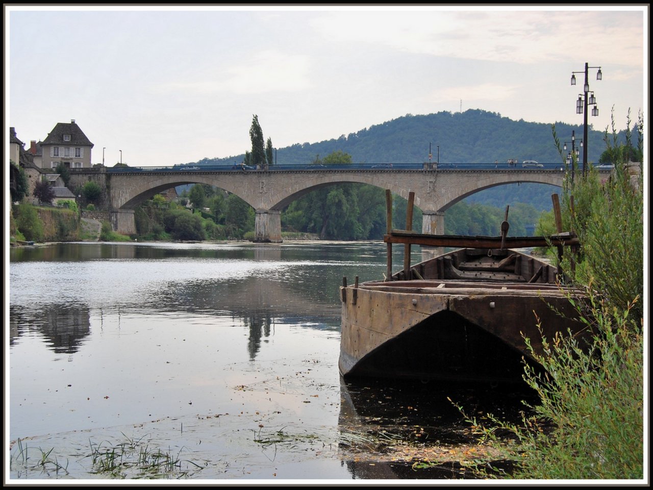 Fonds d'cran Nature Fleuves - Rivires - Torrents Dordogne et Gabarre  Argentat (19)