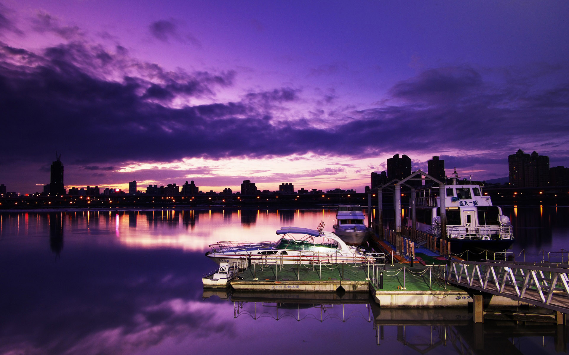 Wallpapers Boats Outside Edge Port de plaisance