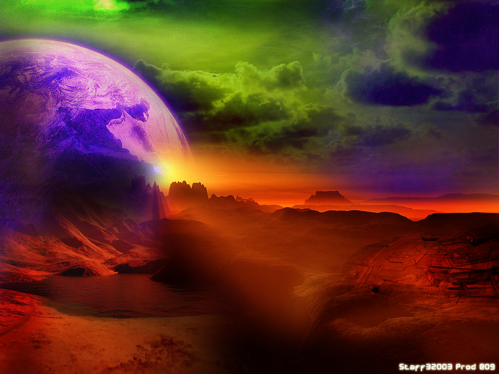 Wallpapers Fantasy and Science Fiction Futuristic Landscapes 