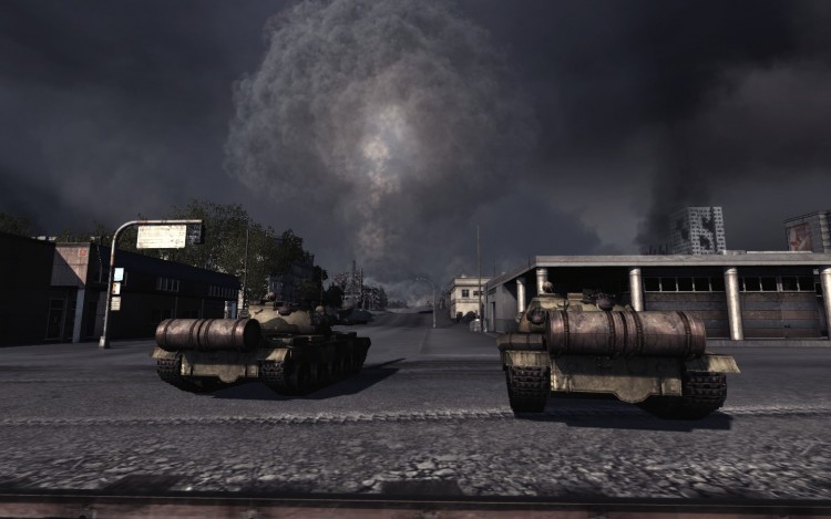 Fonds d'cran Jeux Vido World in Conflict World In Conflict - T62 Russes