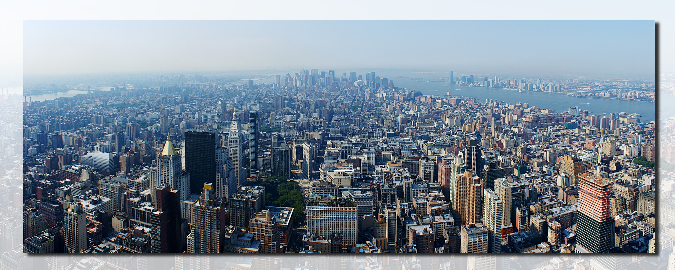 Wallpapers Constructions and architecture Skyscrapers and Buildings Ny, Financial District from Empire State Building