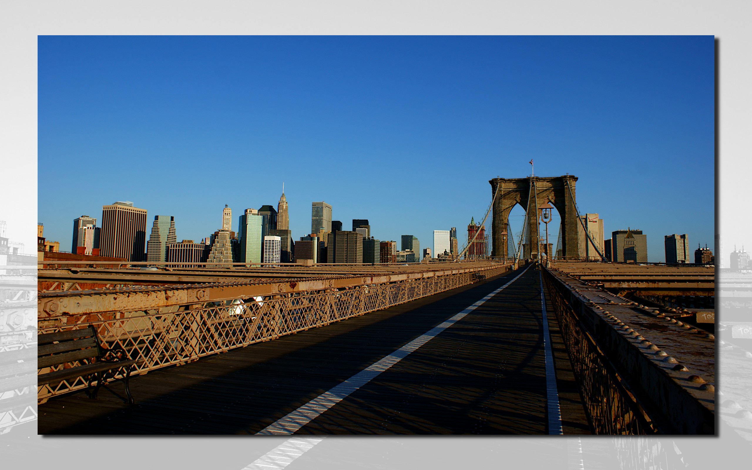 Wallpapers Constructions and architecture Bridges - Aqueduct On the Brooklyn Bridge