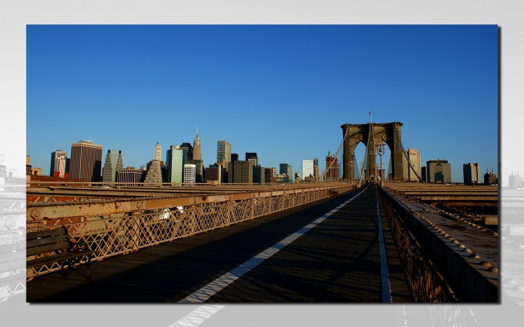 Fonds d'cran Constructions et architecture Ponts - Aqueducs On the Brooklyn Bridge