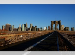 Fonds d'cran Constructions et architecture On the Brooklyn Bridge