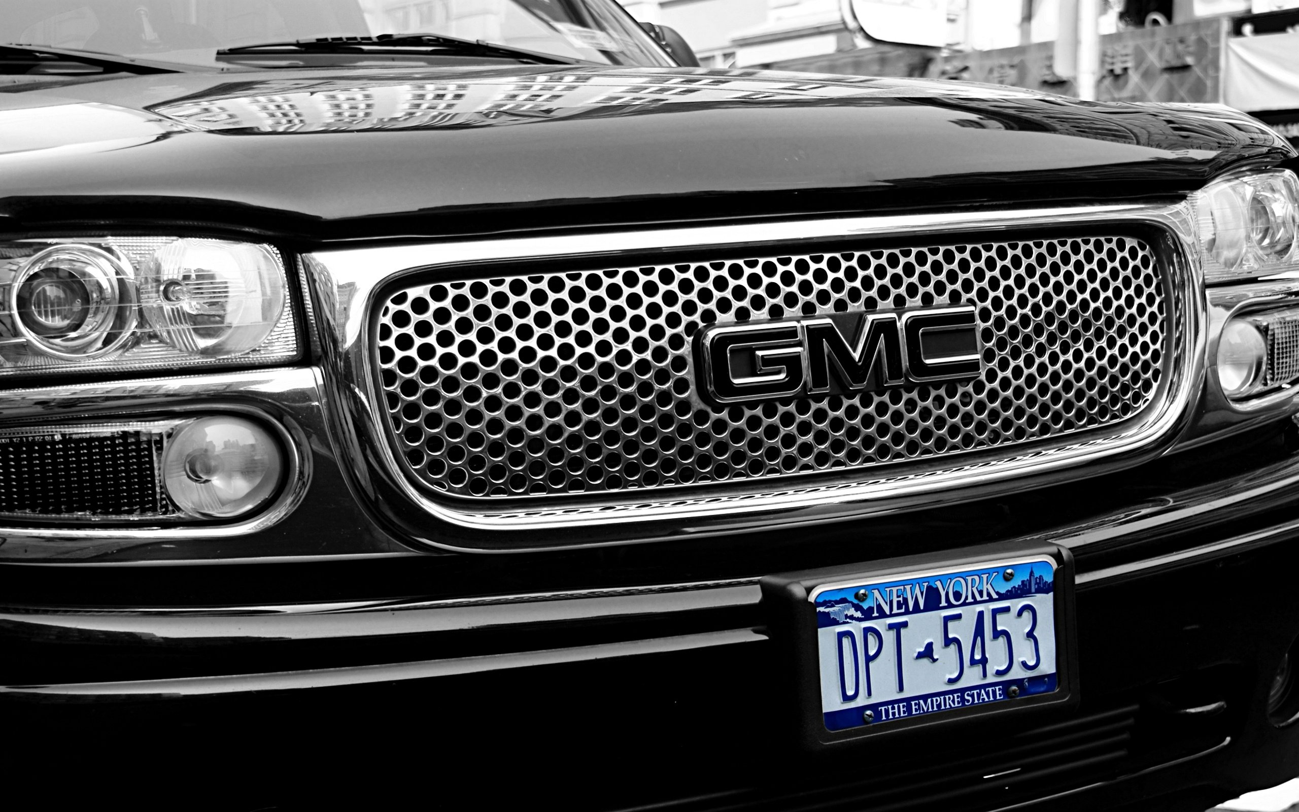 Wallpapers Cars General Motors NY Licence Plate