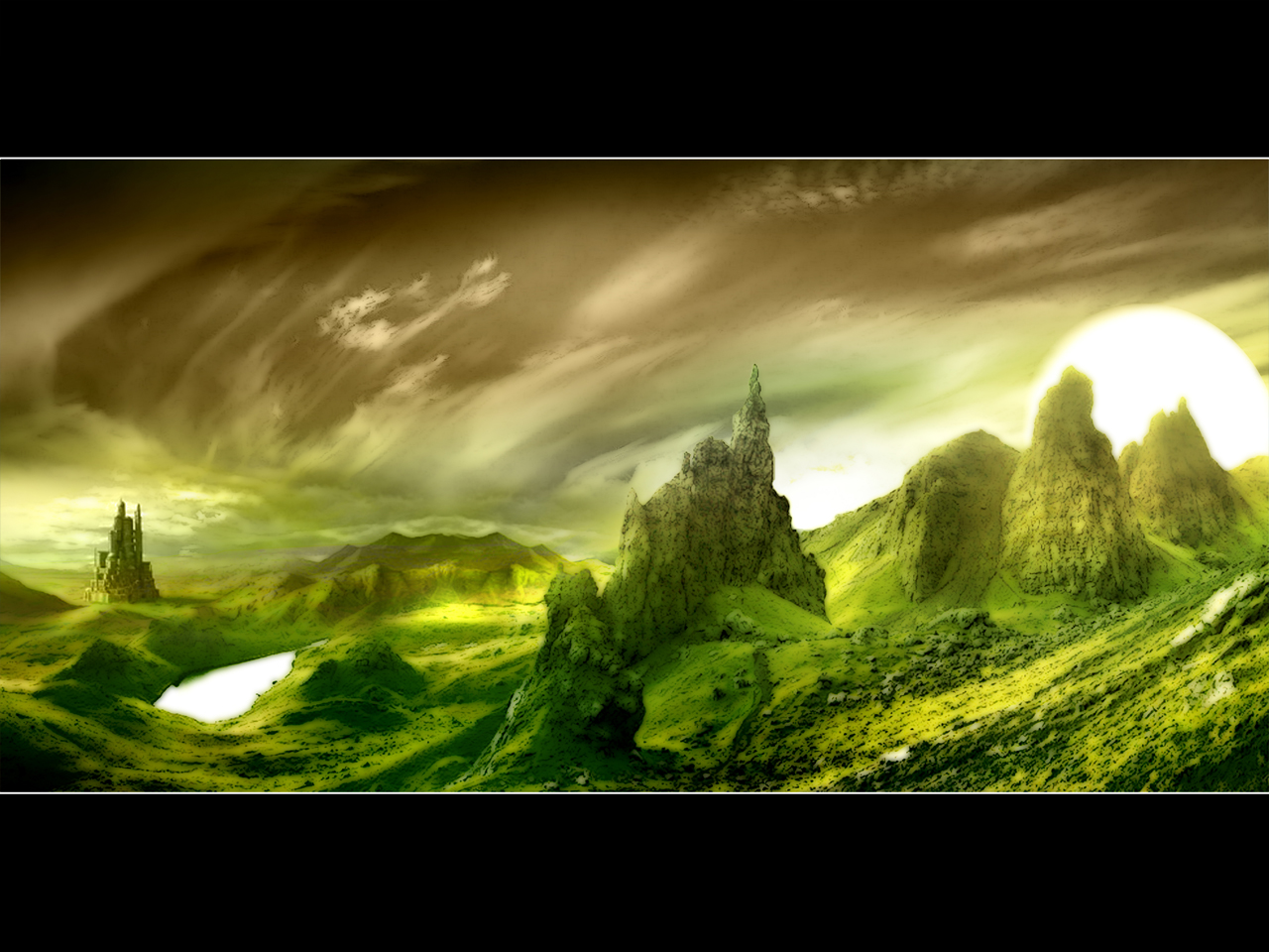 Wallpapers Digital Art Nature - Landscapes LE CHATEAU PERDU