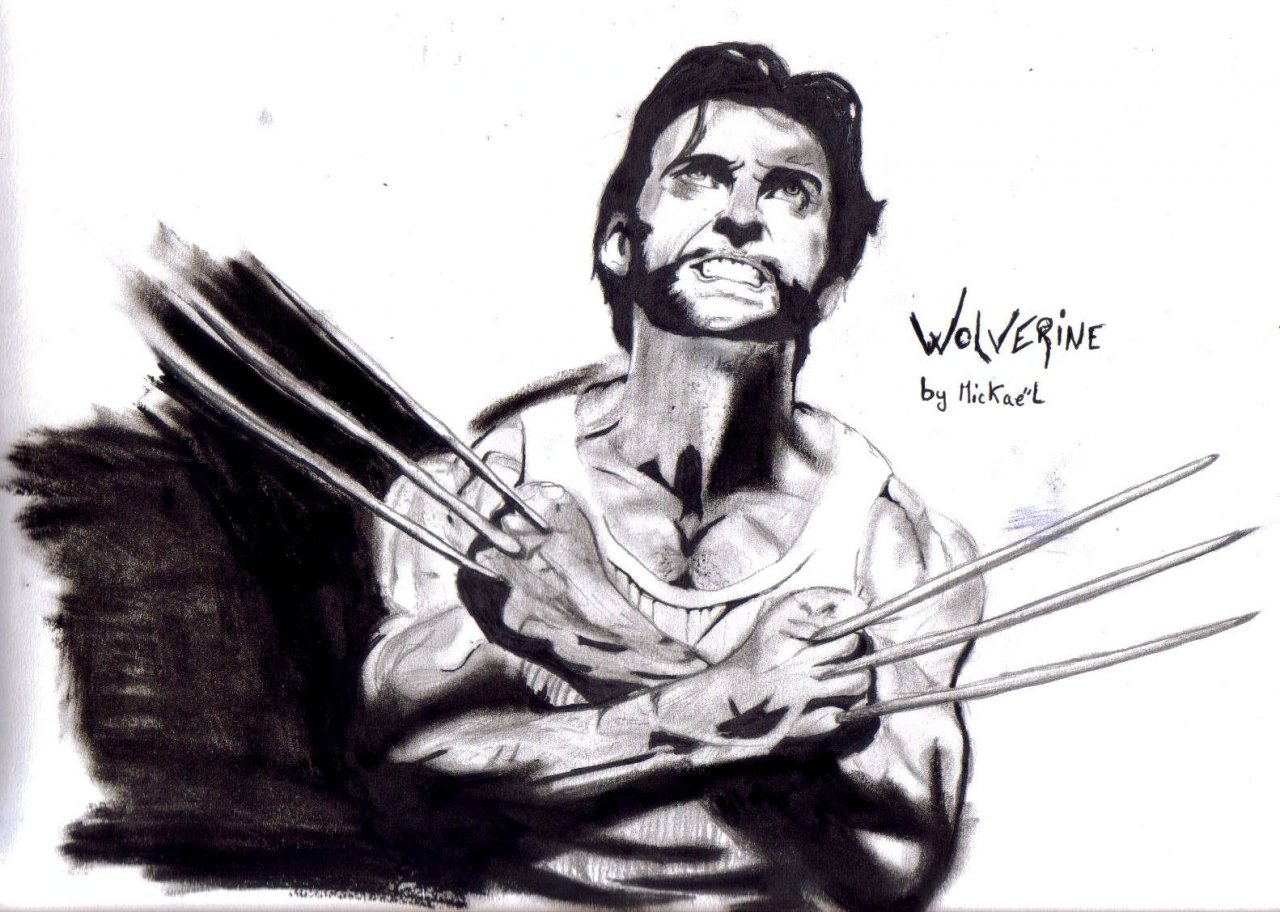 Fonds d'cran Art - Crayon Cinéma - Séries TV wolverine