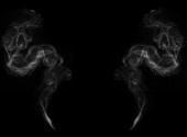 Fonds d'cran Art - Numrique Skull smoke