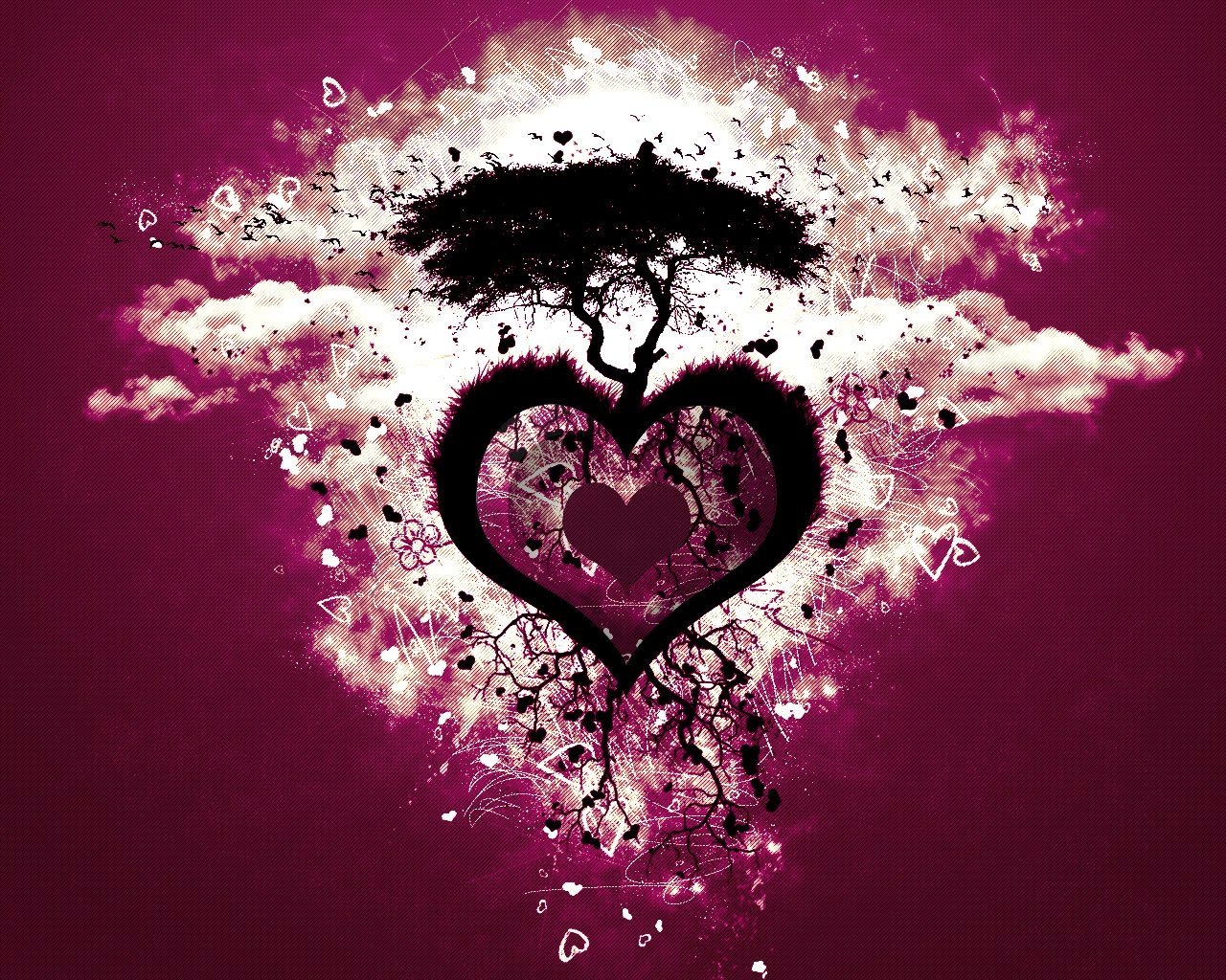 Wallpapers Digital Art Compositions 2D Heart 2 by Lyes.A