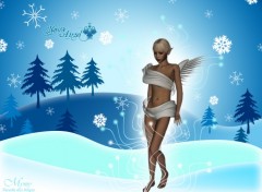 Fonds d'cran Art - Numrique WALL Snow  Angel