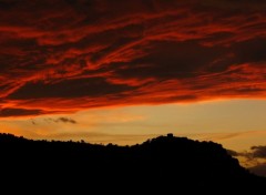 Fonds d'cran Nature Coucher de soleil sur la Chlle St  Juste 