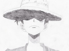 Wallpapers Art - Pencil Luffy