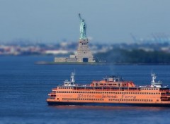 Wallpapers Trips : North America Liberty Island - Effet Bokeh