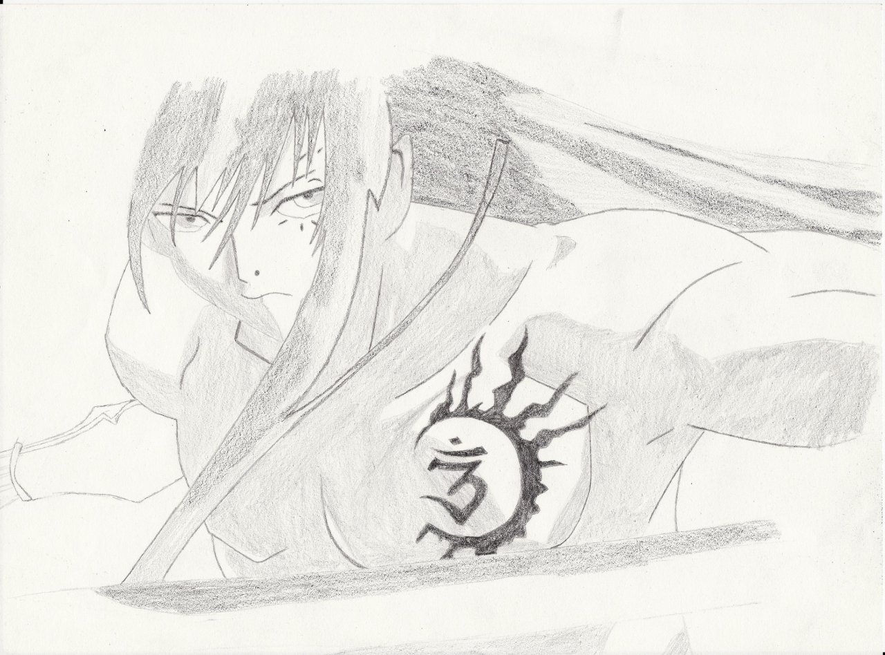 Wallpapers Art - Pencil Manga - D. Gray-man Y Kanda