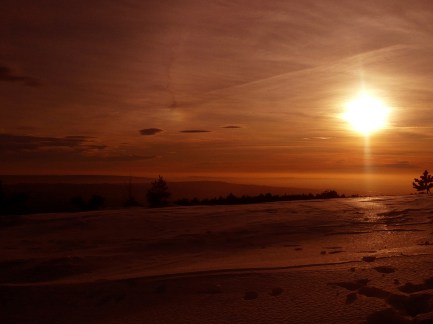 Wallpapers Nature Sunsets and sunrises Fin de journe au Mont Ventoux