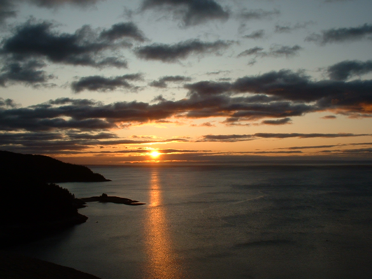 Wallpapers Nature Sunsets and sunrises lever de soleil a tadoussac