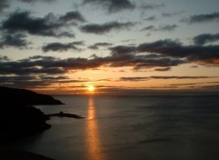 Fonds d'cran Nature lever de soleil a tadoussac