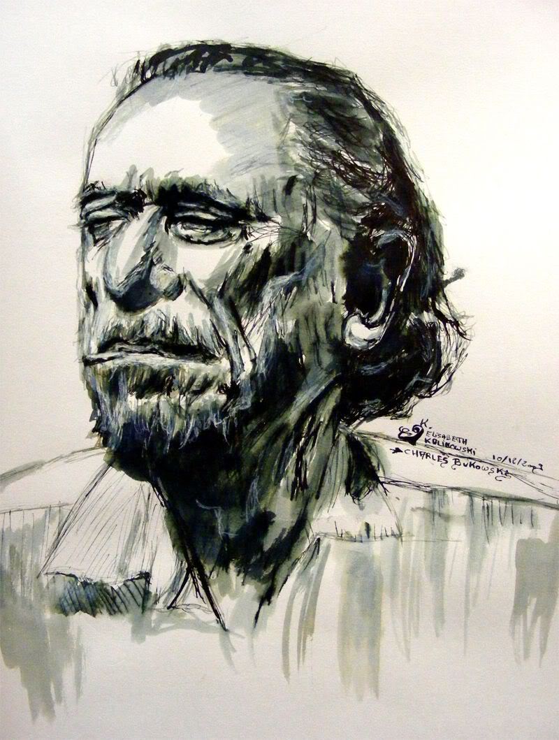 Fonds d'cran Art - Peinture Portraits - Visages Charles Bukowski