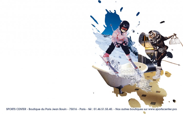 Wallpapers Brands - Advertising Miscellaneous Visuel Ski PJB