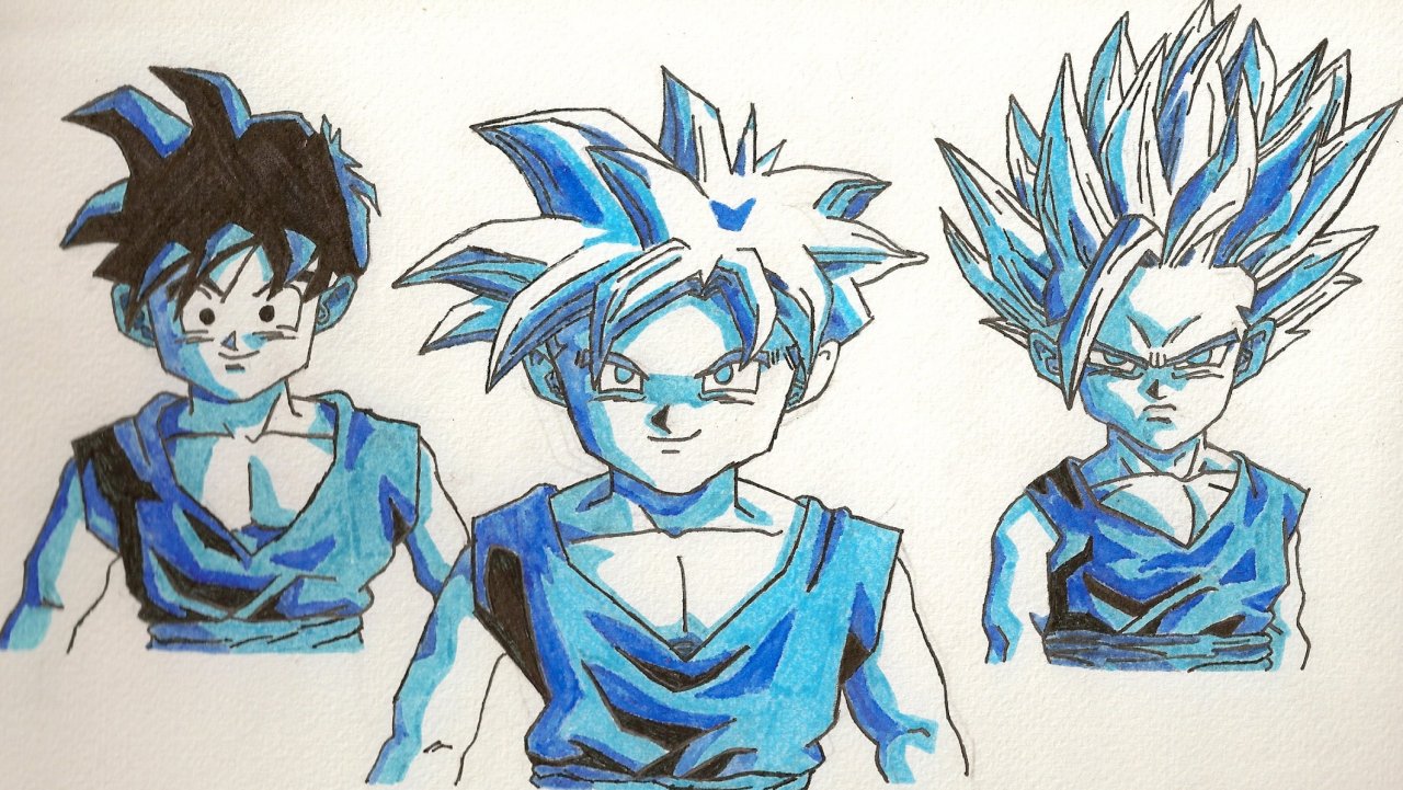 Fonds d'cran Art - Crayon Manga - Dragon Ball Z 